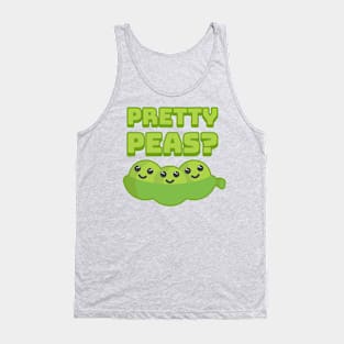 Pretty Peas? Cute and Punny Pea Cartoon Tank Top